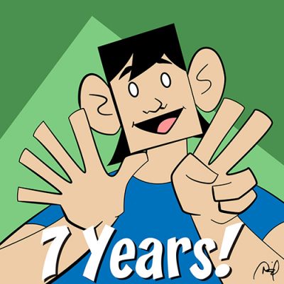 Doug can count! Up to 10 at least...